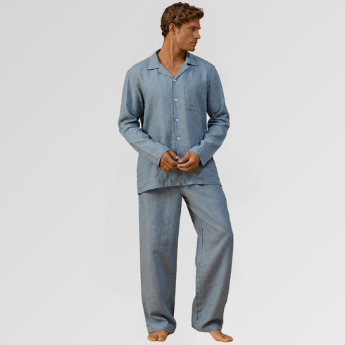 Men's Linen Night Suit