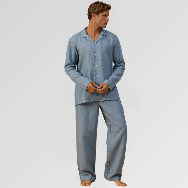 Men's Linen Night Suit
