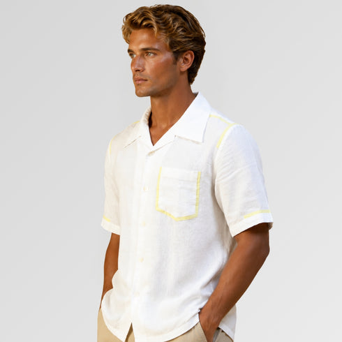 Palm Resort collar shirt