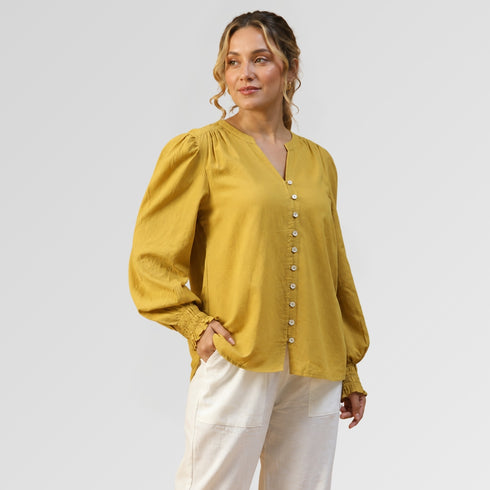 Organic Handwoven cotton Top
