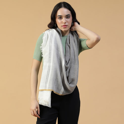 Organic Handwoven Cotton Stole