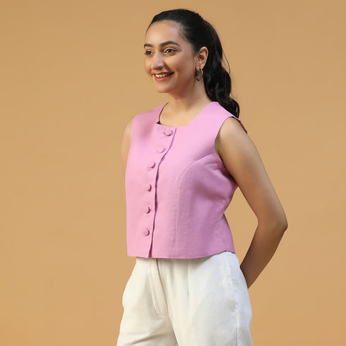 Organic Handwoven Cotton Vest