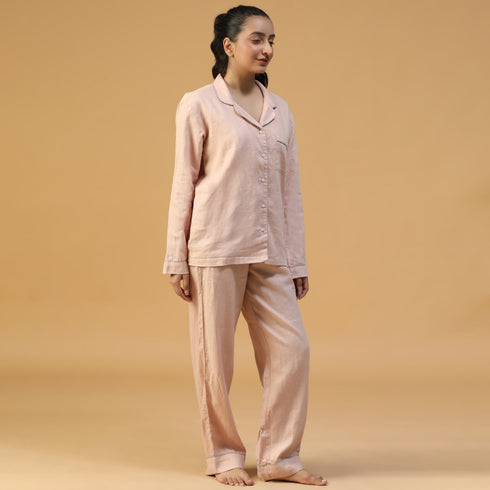 Linen Womens Night Suits
