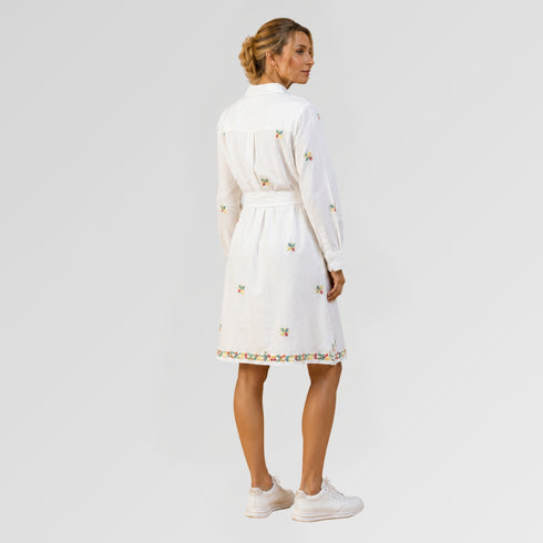 Organic Handwoven Cotton Short Dress