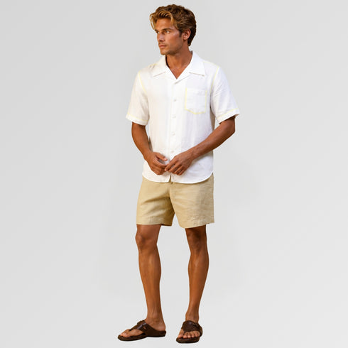 Palm Resort collar shirt