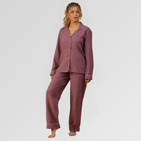 Linen Womens Night Suits