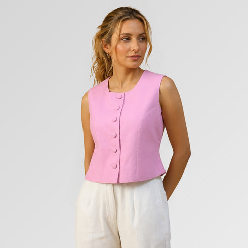 Organic Handwoven Cotton Vest