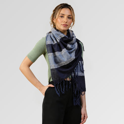 Organic Handwoven Cotton Stole