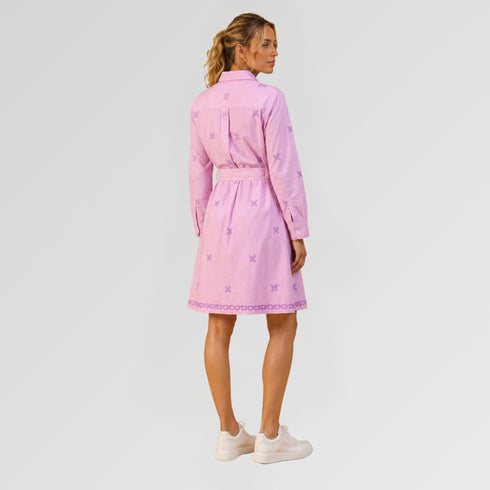 Organic Handwoven Cotton Short Dress