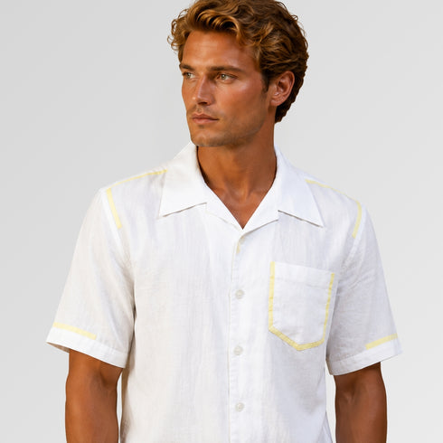 Palm Resort collar shirt