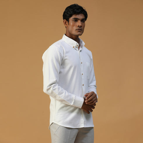 Cotton Mens Full Shirt