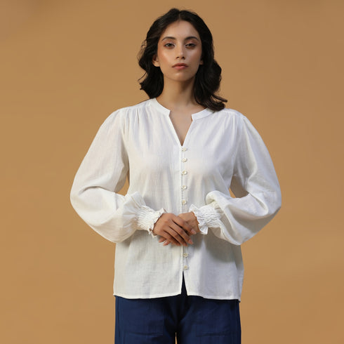 Organic Handwoven cotton Top