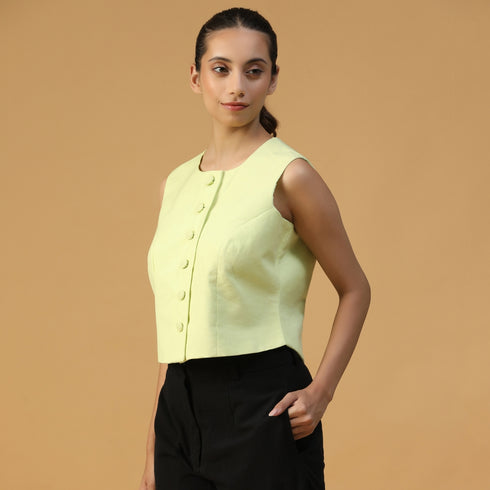 Organic Handwoven Cotton Vest