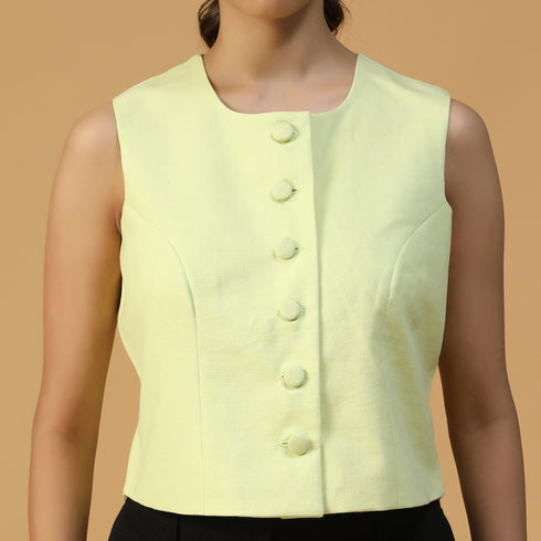 Organic Handwoven Cotton Vest