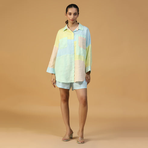 Aerial high waist short