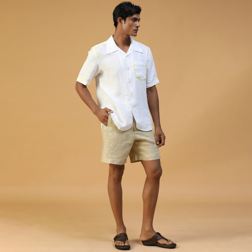 Palm Resort collar shirt