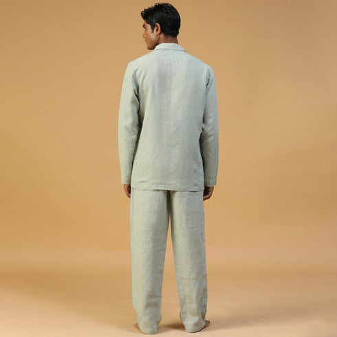 Mens Linen Night Suit
