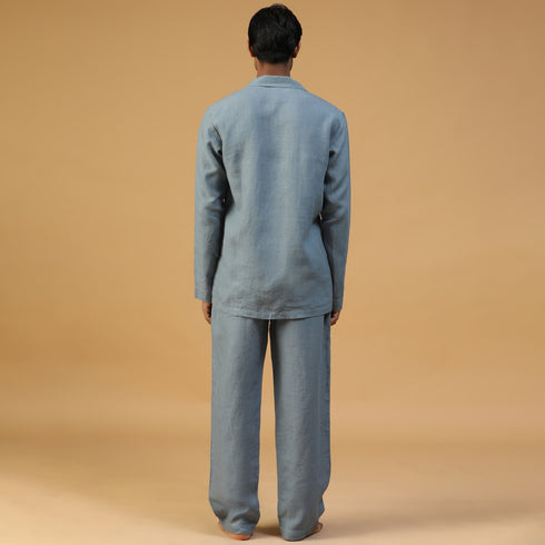 Mens Linen Night Suit